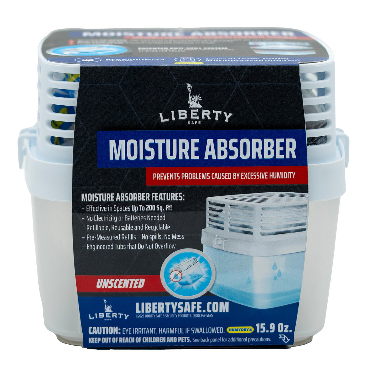 HumyDry Moisture Absorber 15.9 Ounce Device - Product with Packaging