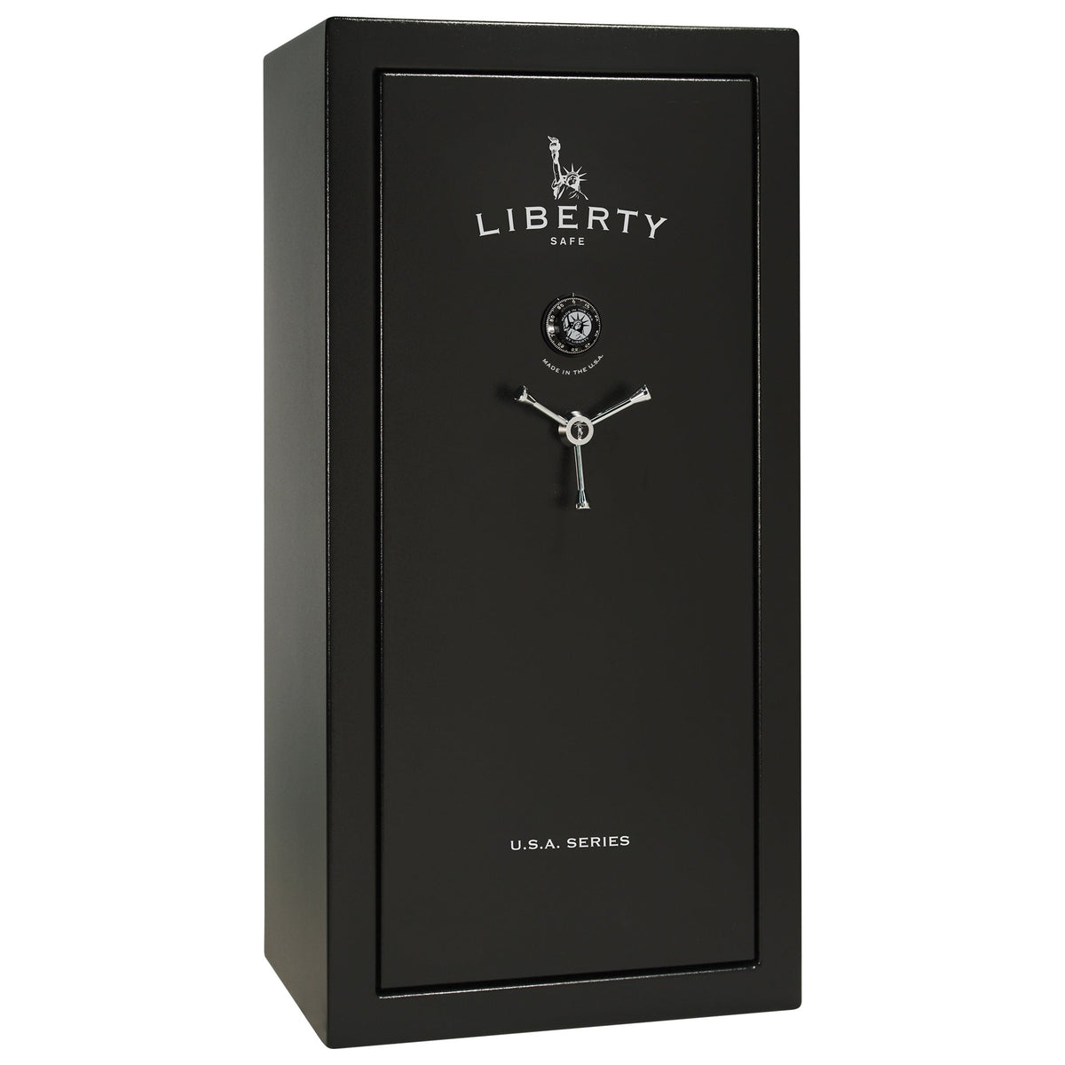 USA Series | Level 3 Security | 60 Minute Fire Rating | 30 | Dimensions: 60.5&quot;(H) x 30&quot;(W) x 22&quot;(D) | Black Textured | Mechanical Lock - Closed Door